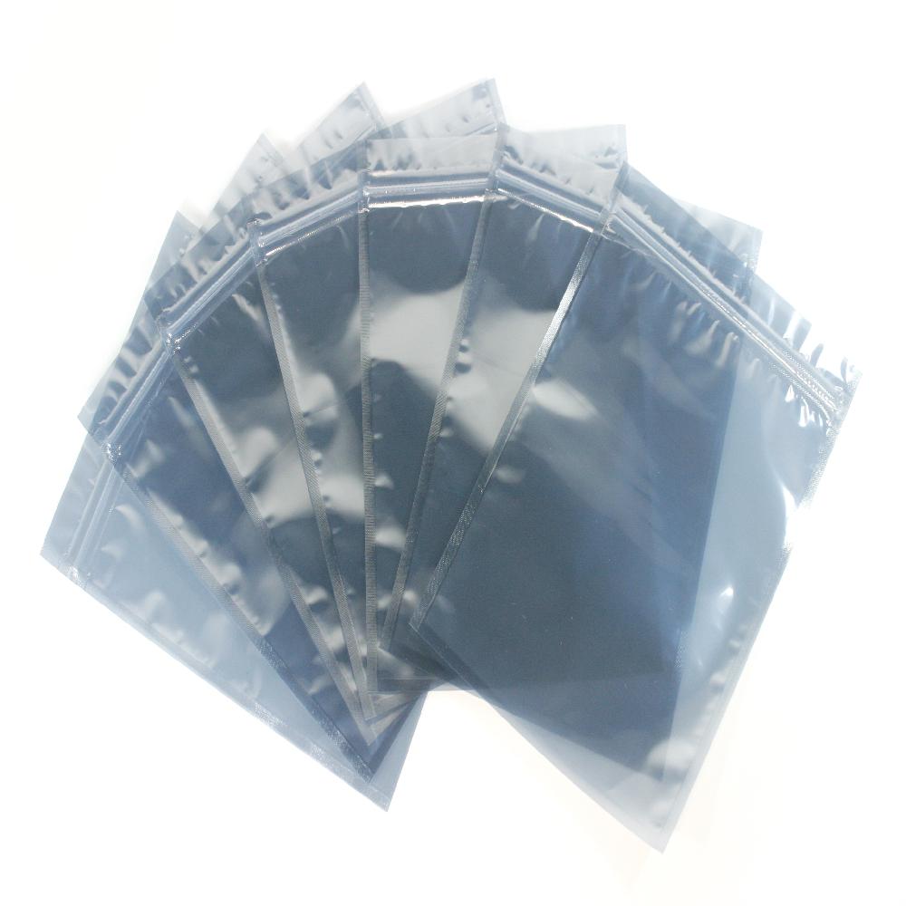 Antistatic Zipper Bag ESD Bags, Resealable Bags for Electronics, Hard Drive, Solid State Drive, ESD