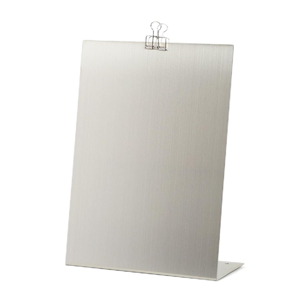 A4 STAND POP METAL MENU PAD (Mirror Gold, Matt Gold, Mirror Rose Gold, Matt Silver, Matt Black)