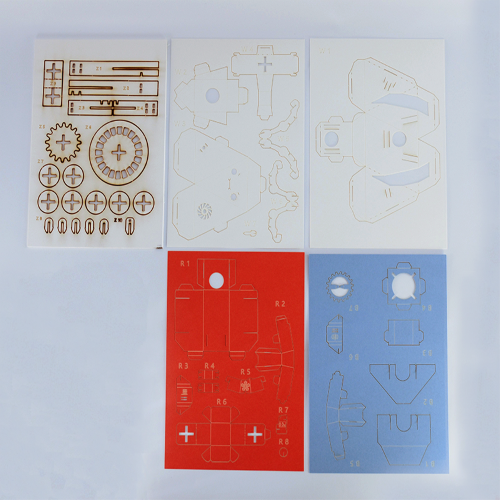 POLI [Robotry Moving Paper Toy The robit police]