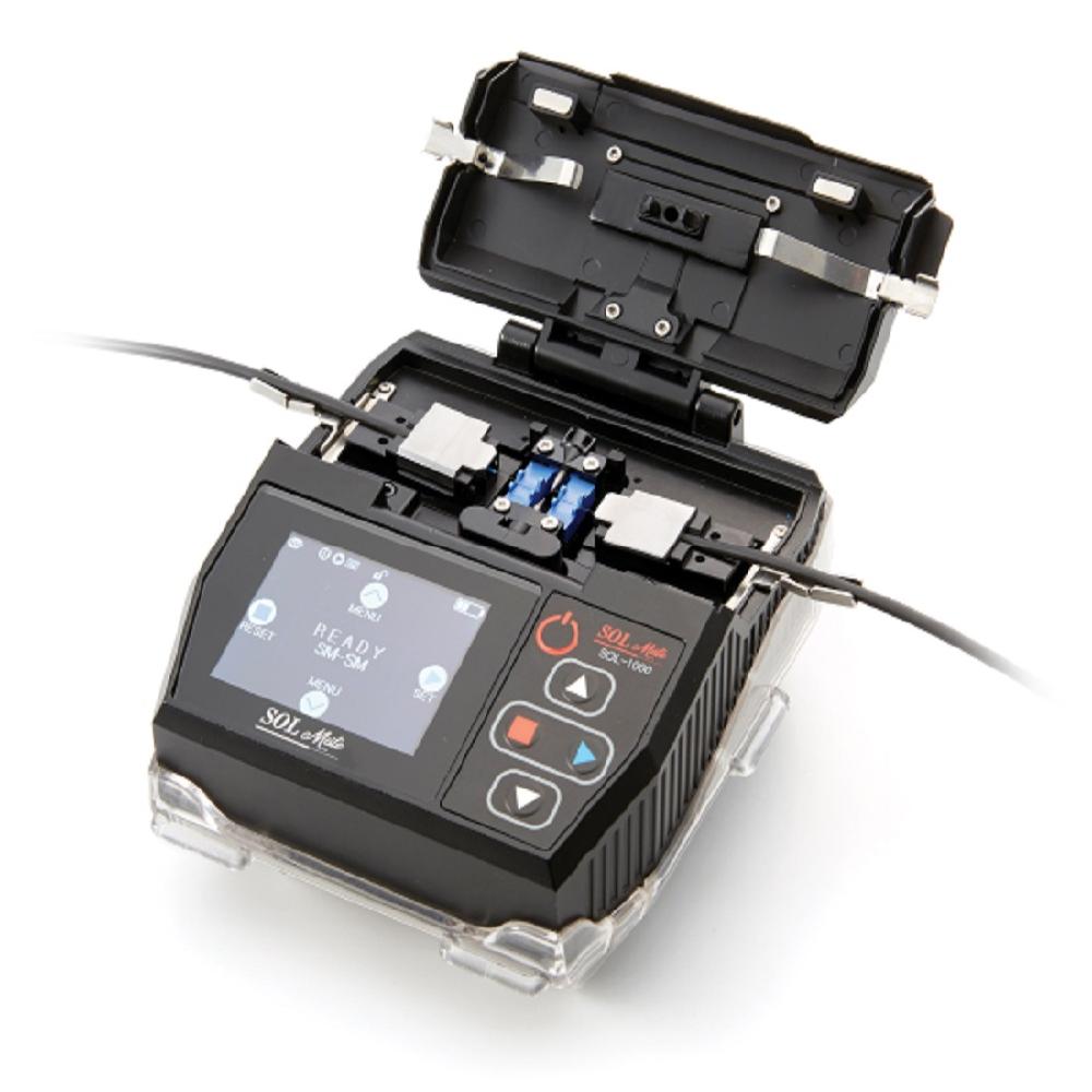 FIELD FUSION SPLICING CONNECTOR MAKER with the CONNECTOR and CLOSURE