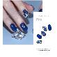 detail image5 Semi-curing Gel Nail Sticker - Crush Blue