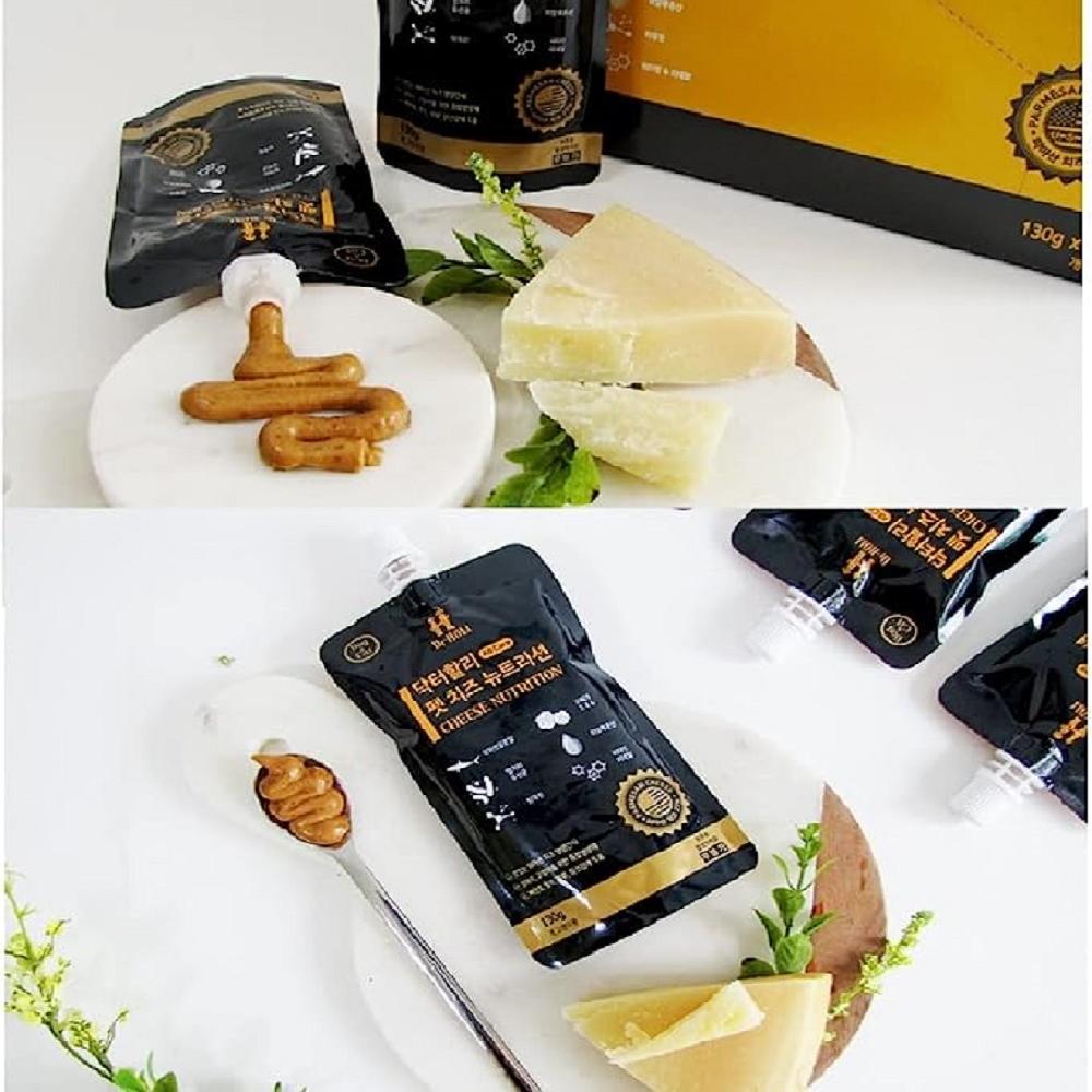 Dr.Holi Pet Daily Cheese Nutrition All Care Supplement(4.58ozX10EA) - Gel&Pouch Type, No Preservativ