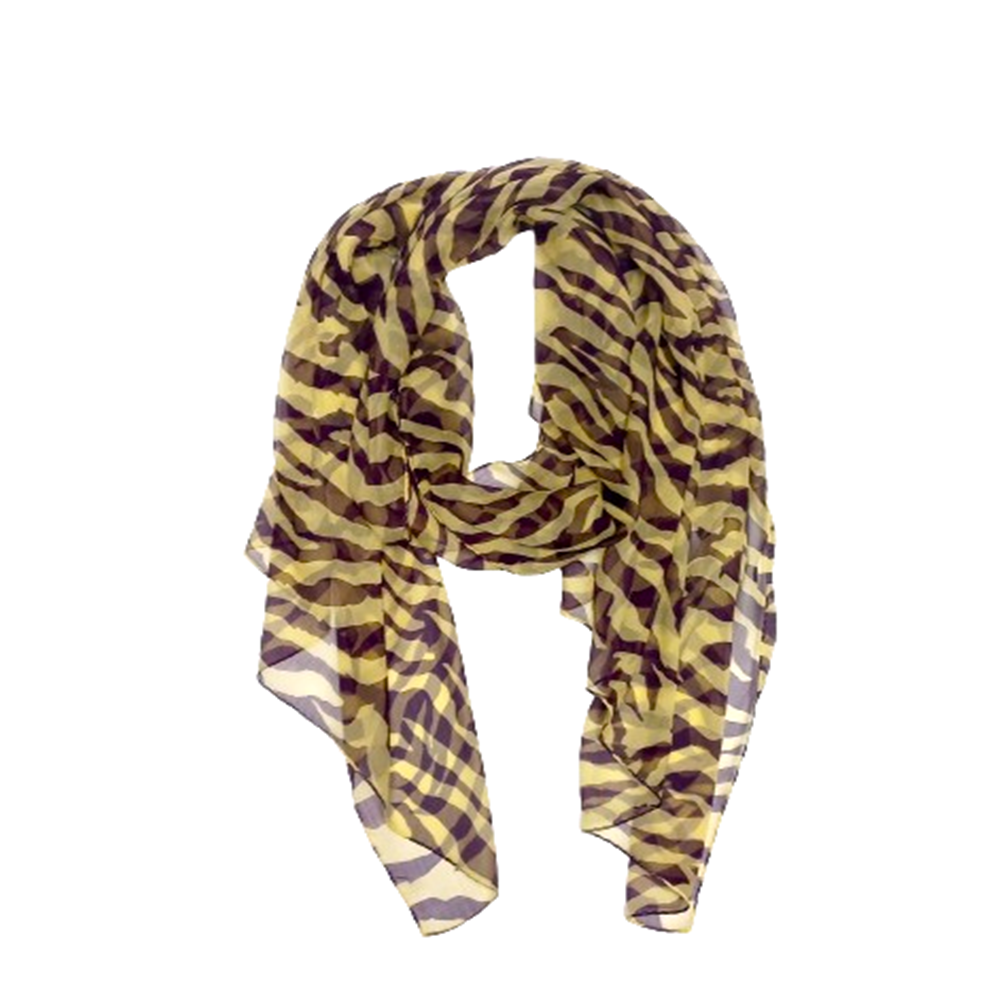 yoryo silk  print scarf
