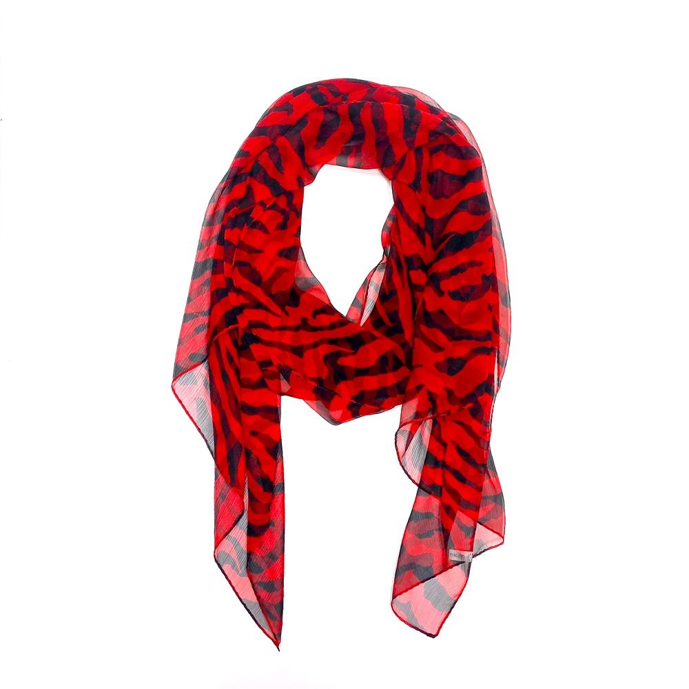 yoryo silk  print scarf
