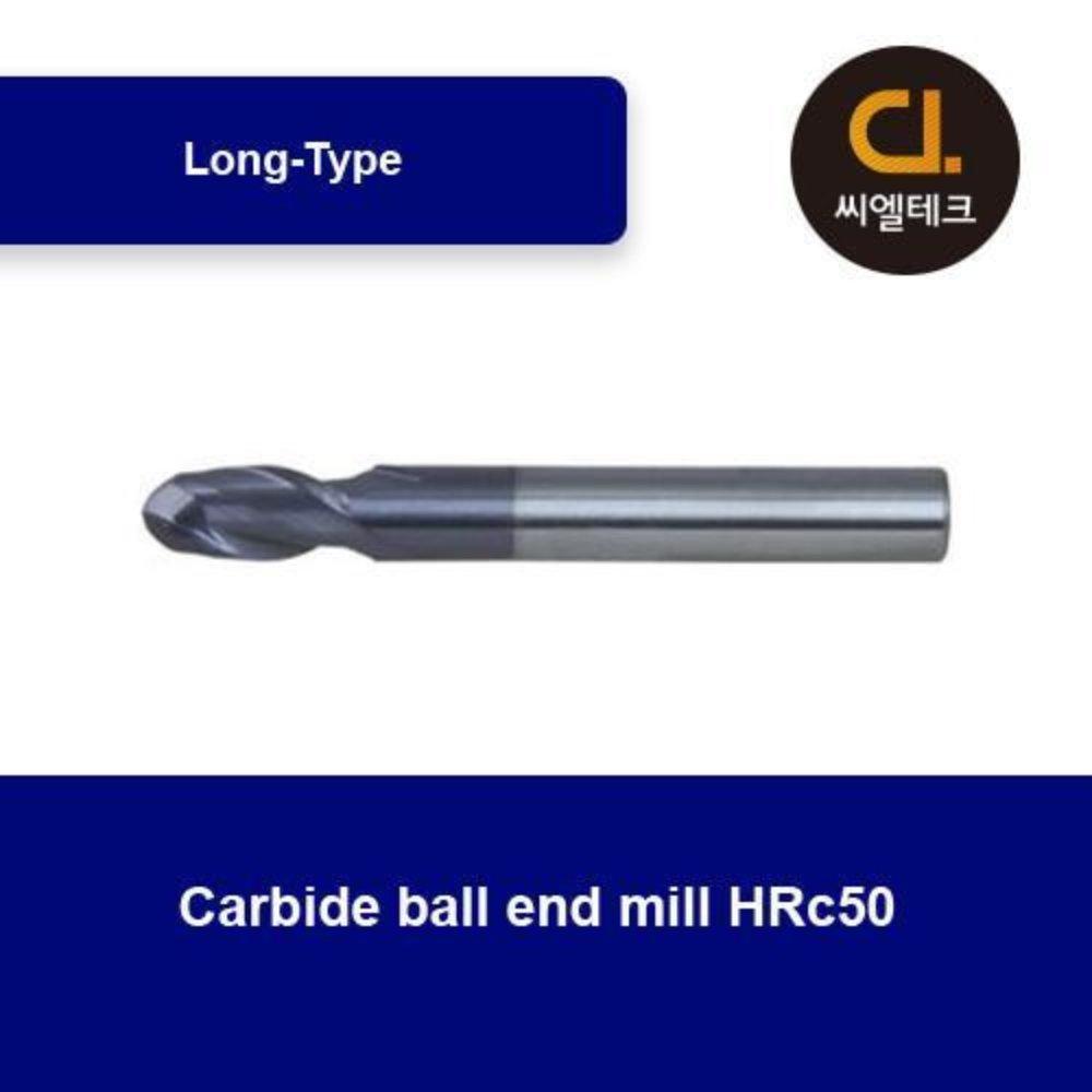 Carbide Flat End Mill (2-flute, 4-flute) HRC50(Long-Type)