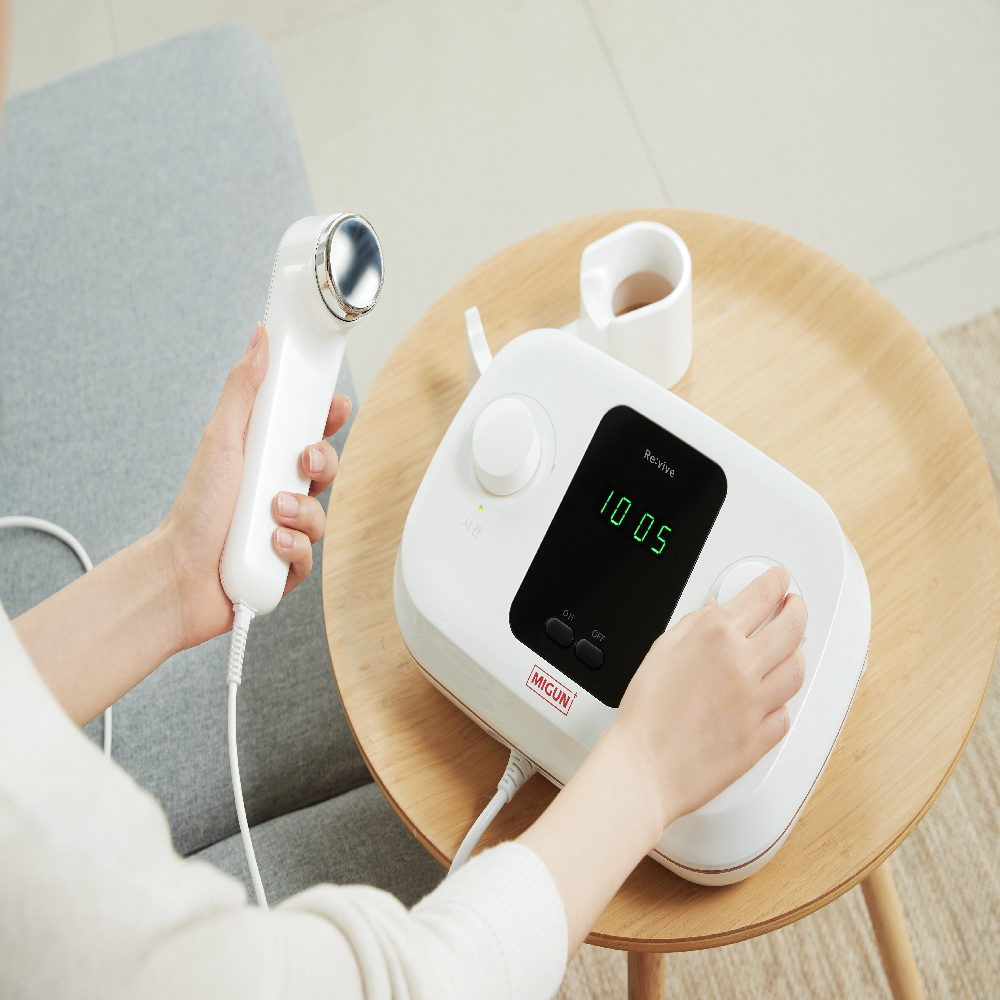 MIGUN RE:VIVE :Ultrasonic Waves Massage Machine with Balancing Gel