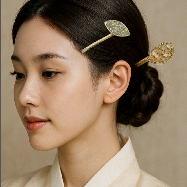 Pin of Joseon – Shining Leaf Beauty Hairpin Accessory | Korea Heritage Object